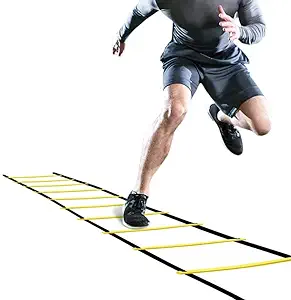 uuapeerj pro agility ladder agility training ladder speed 12 rung 20ft with carrying bag  ?uuapeerj b08rs56fx3