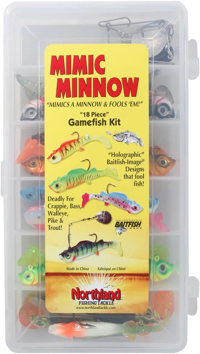 northland fishing tackle mimic minnow gamefish swimbait lure kit assorted sizes  ?northland tackle b0010f38vm