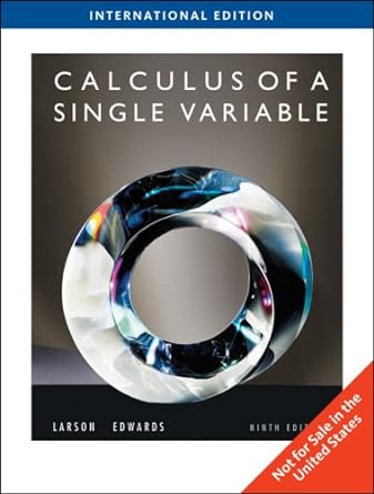 calculus of a single variable 9th international edition ron larson 1439030340, 978-1439030349