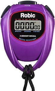 robic 429 67991 easy to use high presision stopwatch purple  ‎robic b07k7t2z77