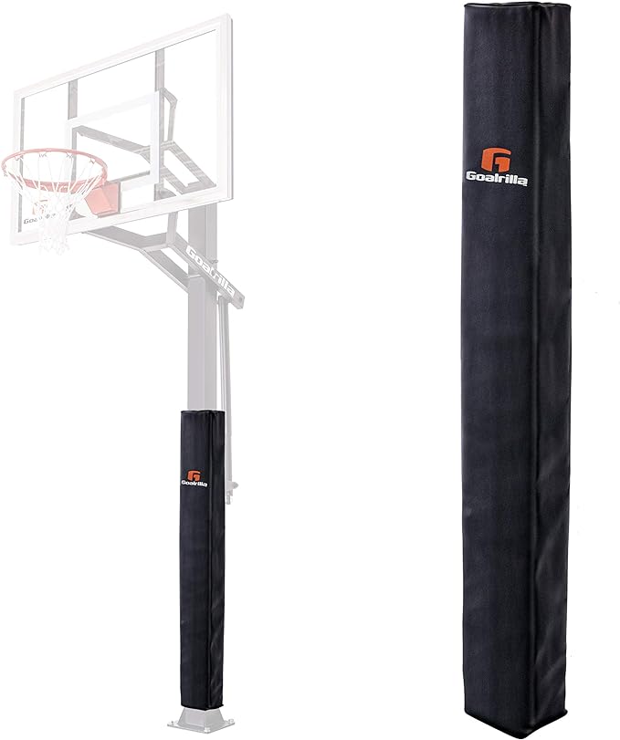 goalrilla square all weather durable basketball pole pad fits 5x5 inch goalrilla poles black  ‎goalrilla