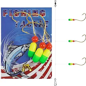 ?vateico pompano rigs 5 packs saltwater triple drop pompano rig with floats for surf fishing  ?vateico