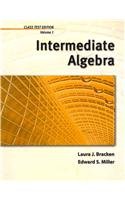 intermediate algebra volume 1 1st edition laura bracken ,ed miller 1111987866, 978-1111987862
