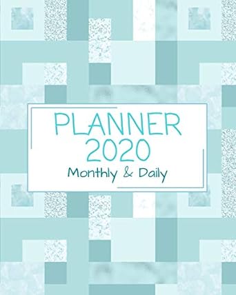 planner 2020 monthly and daily 1st edition planner vibes 1690850388, 978-1690850380