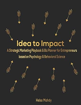 idea to impact a strotegic marketing playbook and biz planner for entrepreneurs based on psychology and