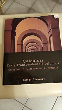calculus early transcendentals volume 1 1st edition james stewart 0495483125, 978-0495483120