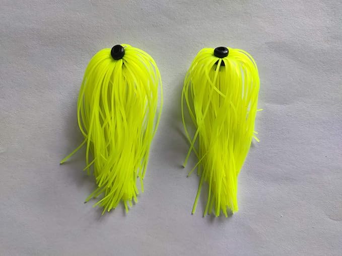 ‎yetye 8 bundles 50 strands silicone skirts jigs replacement diy fly tying fishing lure accessories 