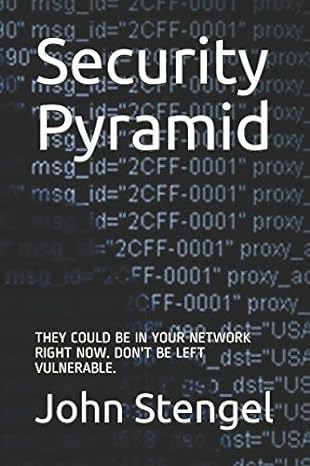 security pyramid they could be in your network right now dont be left vulnerable 1st edition john m stengel