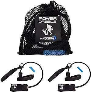 ?power dribble myosource kinetic bands basketball dribble training aid resistance for increased ball 1 pack