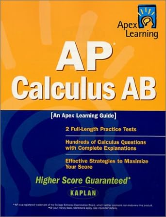 apex  learning ap calculus ab 1st edition apex learning 0743201892, 978-0743201896