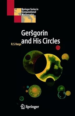 ger gorin and his circles 1st edition richard s varga 3642059287, 978-3642059285