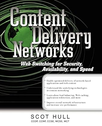 content delivery networks web switching for security availability and speed 1st edition scot hull 0072190469,