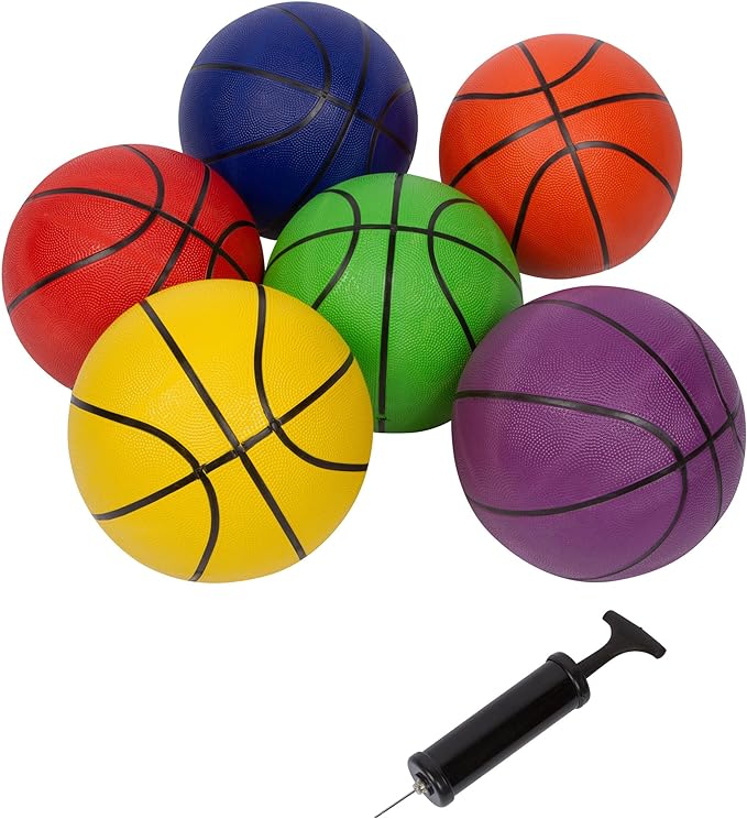 Trademark Innovations 29 5 Size 7 Regulation Size Basketballs Set Of 6