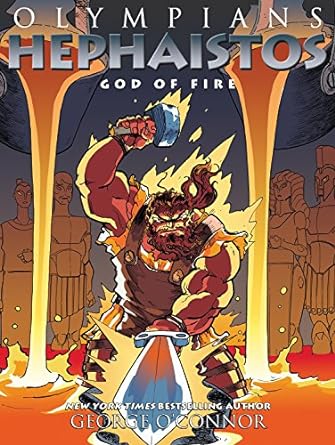 olympians hephaistos god of fire  george oconnor 1626725284, 978-1626725287
