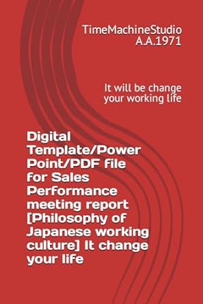 digital template/power point/pdf file for sales performance meeting report philosophy of japanese working