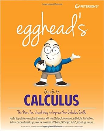 eggheads guide to calculus 1st edition cara cantarella 076893978x, 978-0768939781
