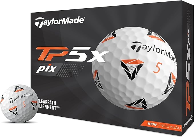 ‎taylormade 2021 tp5x golf ball ‎large  ‎taylormade b08qsmglbl
