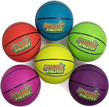 k-roo sports atomic athletics neon rubber playground balls 6 pack of youth size pack of 6  ?k-roo sports