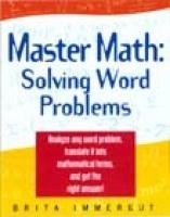 master math solving word problems 1st edition brita immergut 1564146782, 978-1564146786