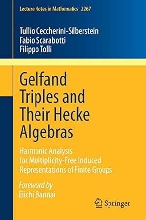 gelfand triples and their hecke algebras harmonic analysis for multiplicity free induced representations of
