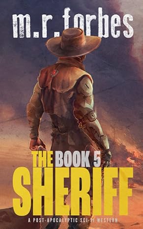 the book 5 sheriff a post tic sci fi western  m.r. forbes 979-8396766792