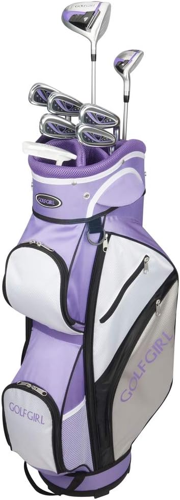 golfgirl fws3 ladies petite golf clubs set with cart bag all graphite right hand  ?golfgirl b08qdlrbvx