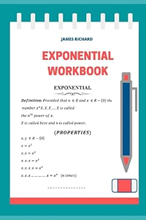 exponential workbook 1st edition james richard 979-8665542430