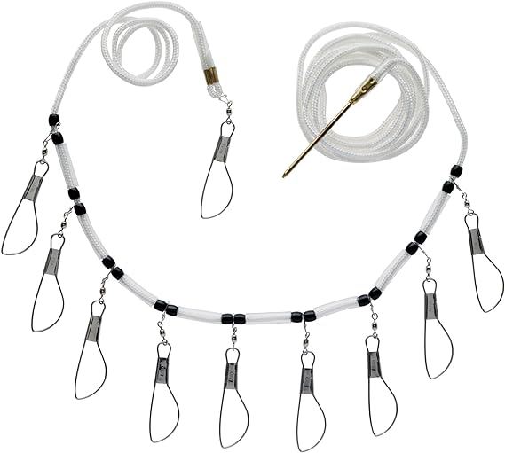 berkley 15 deluxe cord stringer with 10 stainless steel snaps deluxe braided polypopylene construction for
