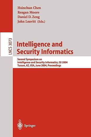 intelligence and security informatics second symposium on intelligence and security informatics isi 2004