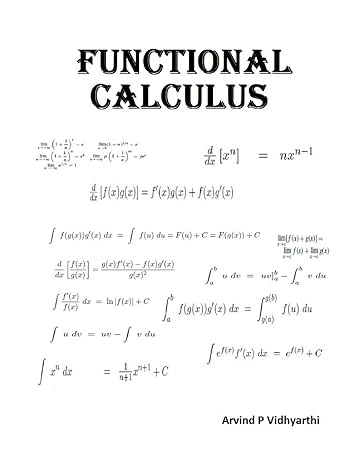 functional calculus 1st edition arvind p vidhyarthi 1517408598, 978-1517408596