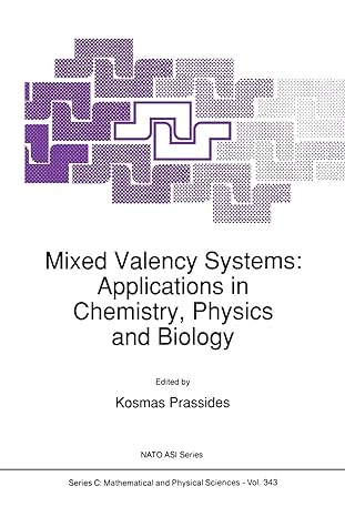 mixed valency systems applications in chemistry physics and biology 1st edition k prassides 9401055998,