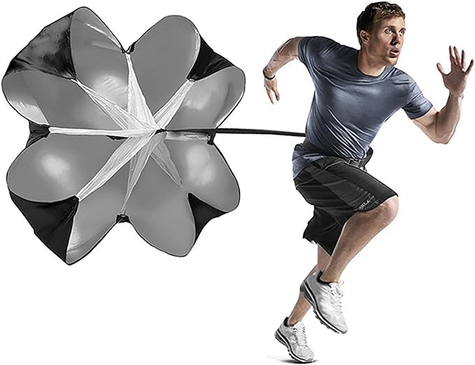 adjustable speed resistance parachute agility training umbrella soccer running chutes for football basketball