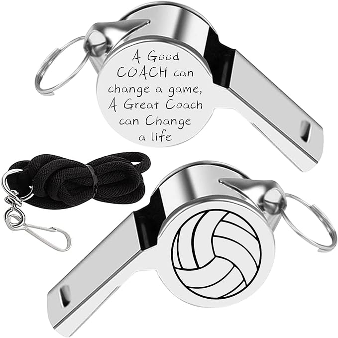 keychin volleyball coach whistle a good coach can change a game a great coach can change a life whistle with