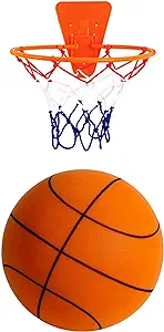 ‎generic silent basketball 2023 silent dribbling indoor silent foam basketball indoor training foam ball no