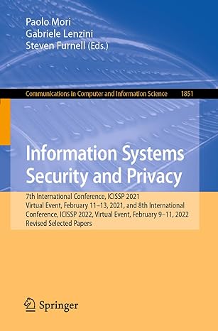 information systems security and privacy 7th international conference icissp 2021 virtual event february 11