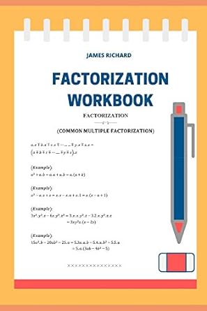 factorization workbook 1st edition james richard 979-8665693200