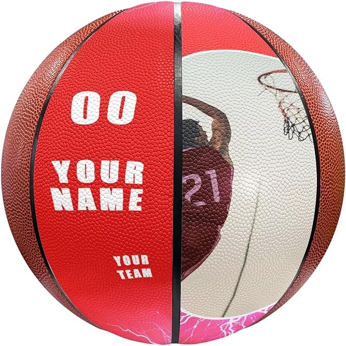 tuoxiukan customized basketball with picture make your own personalized basketball gifts for girls boys size