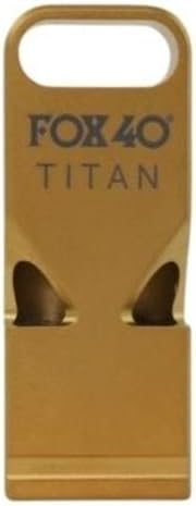 Fox 40 Titan Premium Dual Tone Titanium Whistle