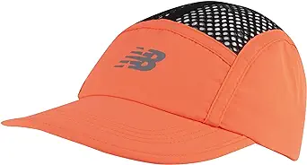 new balance men s and women s running stash hat with zippered pocket for athletic wear one size fits most 