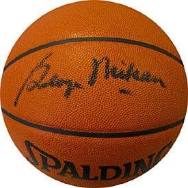 hollywood collectibles george mikan signed ball leather autographed basketballs  ?hollywood collectibles