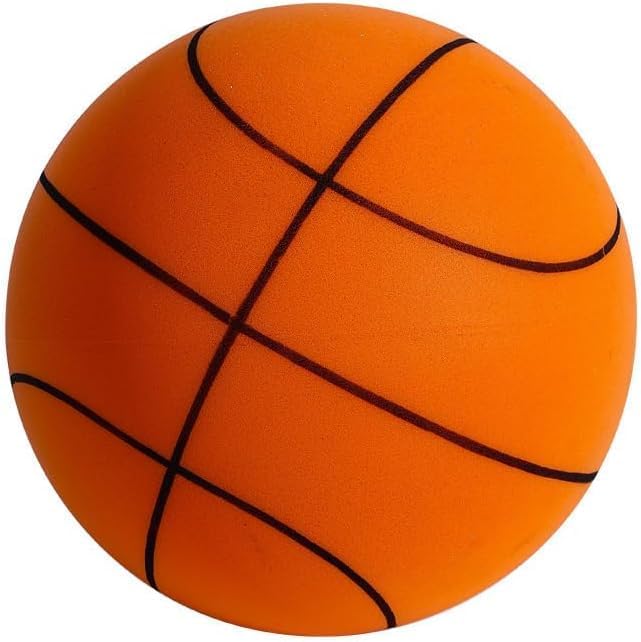 dsacl silent basketball upgrade foam basketball indoor training ball uncoated high density foam ball soft