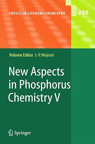 new aspects in phosphorus chemistry v 1st edition jean pierre majoral 3642061362, 978-3642061363