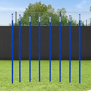 forza soccer slalom training poles 34mm thick 2x size options 3ft/6ft pro multi sports and soccer training