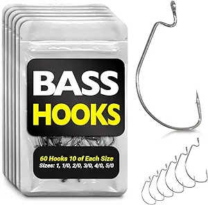 bass fishing hooks freshwater bass hooks for plastic worms texas rigs for bass fishing gear worm hooks for