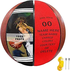 tuoxiukan custom basketball for girls size 5 youth basketball with picture photo text street basketball gifts