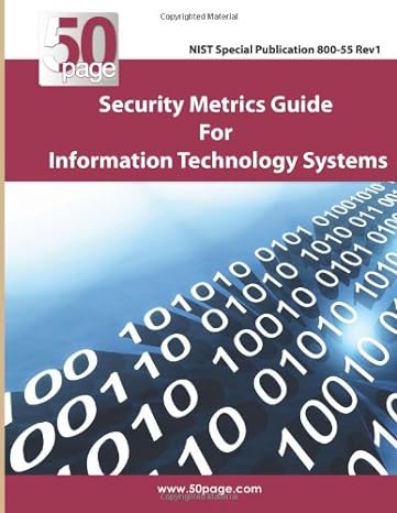 nist special publication 800 55 rev1 security metrics guide for information technology systems 1st edition