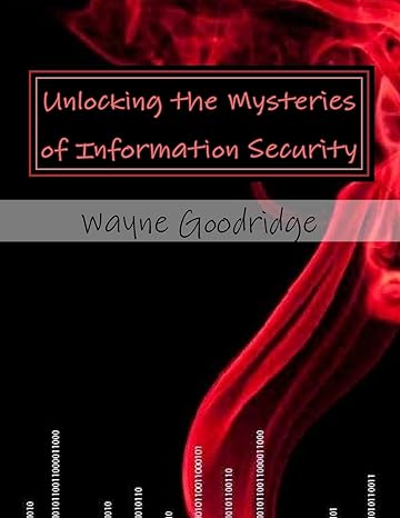 unlocking the mysteries of information security 1st edition dr wayne sylvester goodridge ,dr rene jordan