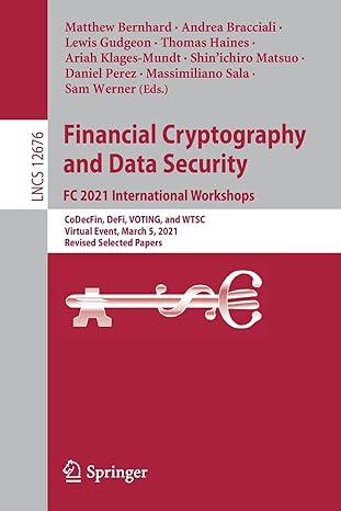 financial cryptography and data security fc 2021 international workshops codecfin defi voting and wtsc