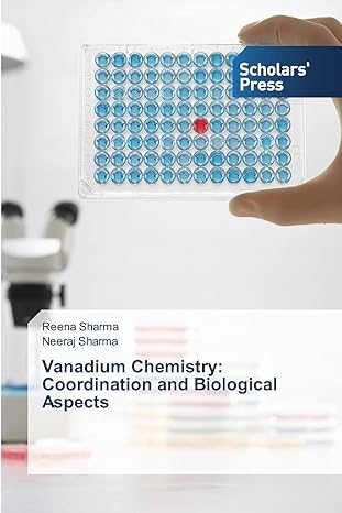 vanadium chemistry coordination and biological aspects 1st edition reena sharma ,neeraj sharma 3639711394,