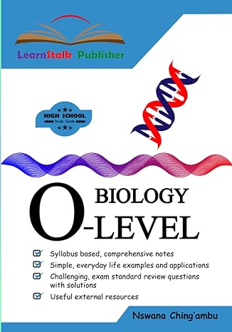 learnstalk biology o level 1st edition learnstalk publisher 979-8372730397